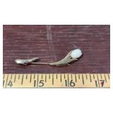 Vintage AVON Carved Celluloid Tulip Pin