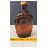 Benjamin Franklin Log Cabin Syrup Bottle