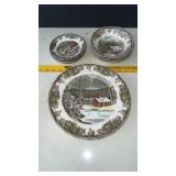 14 pieces Johnson Bros. China-The Friendly Village