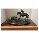 Double Trouble Bronze Statue by Frederic Remington