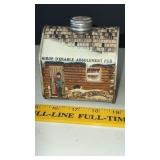 1984 Maple Syrup Log Cabin Tin