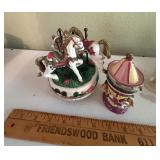 Lot of Carousel Horses