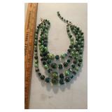 Vtg. Multi-strand Necklace