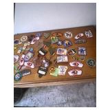 Lot of Vintage Boy Scout Patches & Plate