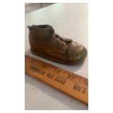 Bronzed Baby Shoe