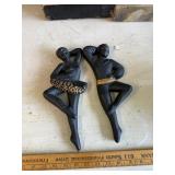 Mid-Century Modern Chalkware Set