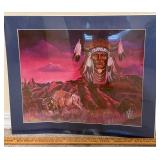 Print-Lorenzo Black Lance, no frame