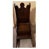 Child's Wooden Rocker with Storage