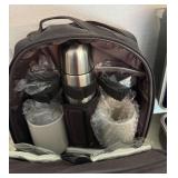 Gevalia Thermos and 2 Mugs