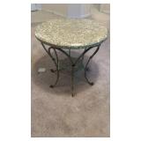 Metal and Marlbe Table