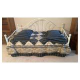 Daybed with Trundle and Bedding, includes mattress