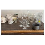 Lot of Glassware and Mugs
