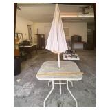 Patio Table with Umbrella