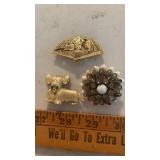 Lot of Vintage Brooches