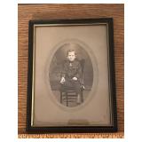Vintage Framed Photo-Tin Type