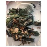 Large Lot of Army Men Toys