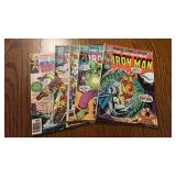 Iron Man Bronze Age Lot: 75, 76, 77, 81 & 87