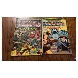 Bronze Age Captain America & Falcon Lot, 174 & 179