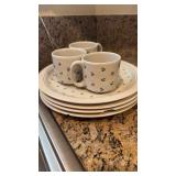 Vtg Otagiri Petite Rose Dishes - 7 pcs.