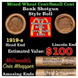 Lincoln Wheat Cent 1c Mixed Roll Orig Brandt McDon