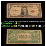 1935A $1 Silver Certificate Hawaii WWII Emergency
