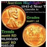 ***Auction Highlight*** 1942-d Lincoln Cent Near T