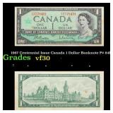 1967 Centennial Issue Canada 1 Dollar Banknote P#