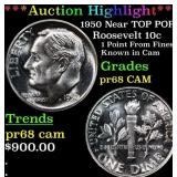 Proof ***Auction Highlight*** 1950 Roosevelt Dime