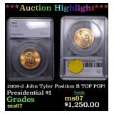 ***Auction Highlight*** 2009-d John Tyler Position