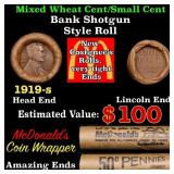 Lincoln Wheat Cent 1c Mixed Roll Orig Brandt McDon