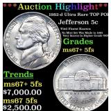 ***Auction Highlight*** 1982-d Jefferson Nickel Ul