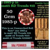 BU Shotgun Lincoln 1c roll, 1985-p 50 pcs Brooklyn