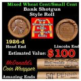 Lincoln Wheat Cent 1c Mixed Roll Orig Brandt McDon