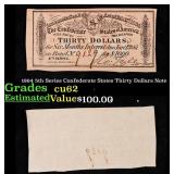 1864 5th Series Confederate States Thirty Dollars