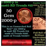 BU Shotgun Lincoln 1c roll, 2000-p 50 pcs Steel St