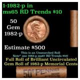 Shotgun Lincoln 1c roll, 1982-p 50 pcs Brandt Wrap