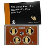 2011 PRESIDENTIAL Dollar Proof Set DEEP CAMEO Mint