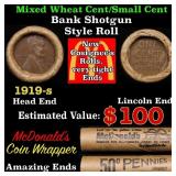 Lincoln Wheat Cent 1c Mixed Roll Orig Brandt McDon