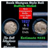 Buffalo Nickel Shotgun Roll in Old Bank Style 