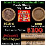 Lincoln Wheat Cent 1c Mixed Roll Orig Brandt McDon