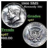 1966 SMS Kennedy Half Dollar 50c Grades sp67