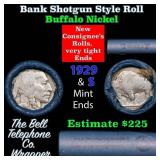 Buffalo Nickel Shotgun Roll in Old Bank Style 
