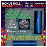 INSANITY The CRAZY Nickel Wheel 1000s won so far,