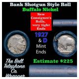 Buffalo Nickel Shotgun Roll in Old Bank Style 