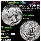 ***Auction Highlight*** 1990-p Washington Quarter