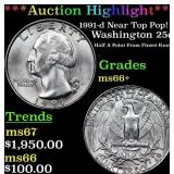 ***Auction Highlight*** 1991-d Washington Quarter