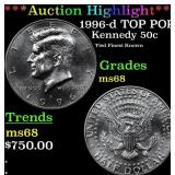 ***Auction Highlight*** 1996-d Kennedy Half Dollar