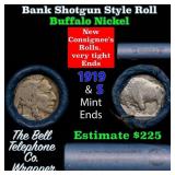 Buffalo Nickel Shotgun Roll in Old Bank Style 