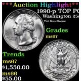 ***Auction Highlight*** 1990-p Washington Quarter
