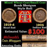 Lincoln Wheat Cent 1c Mixed Roll Orig Brandt McDon
